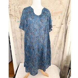 Wrap London Floral Lightweight Cotton Dress
